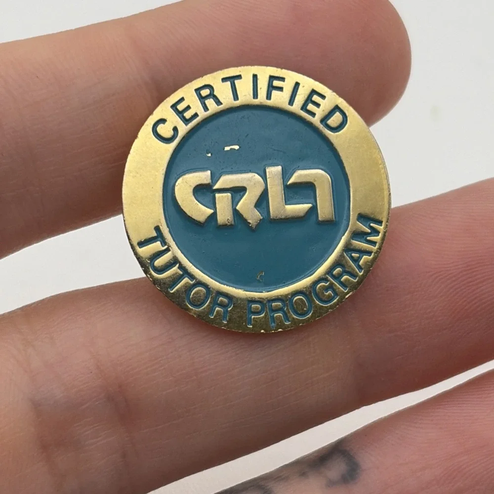 CRLA Certified Tutor Program College Reading Learning Association Lapel Hat Pin